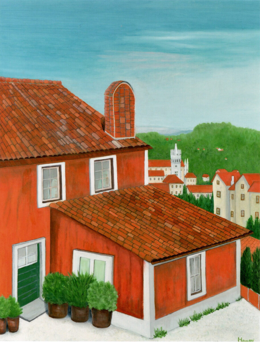 深紅の夏の別荘